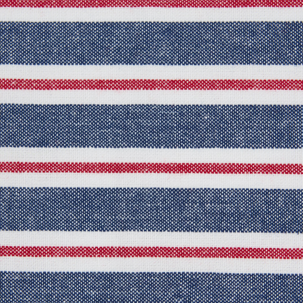 Design Imports Americana Stripes Embellished Dishtowels