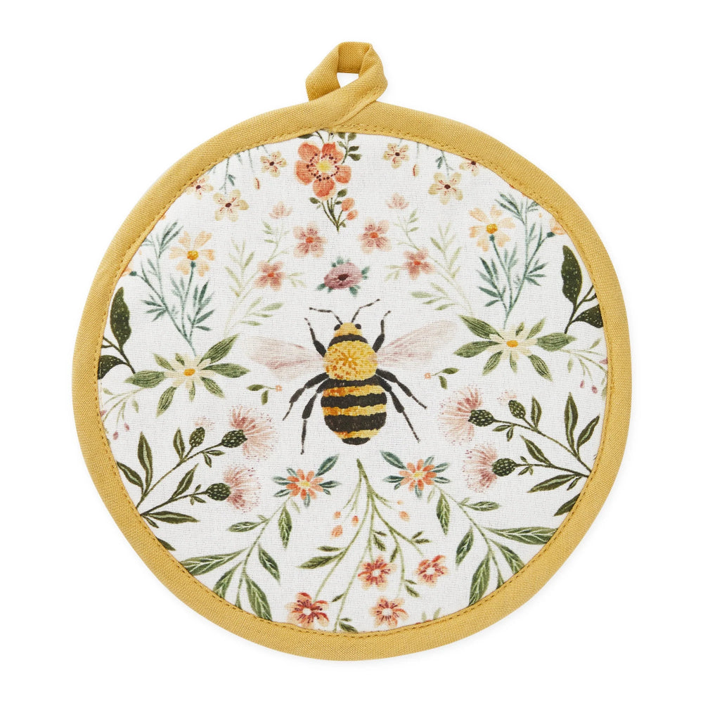 Design Imports Honey Bee Meadow Printed Potholder