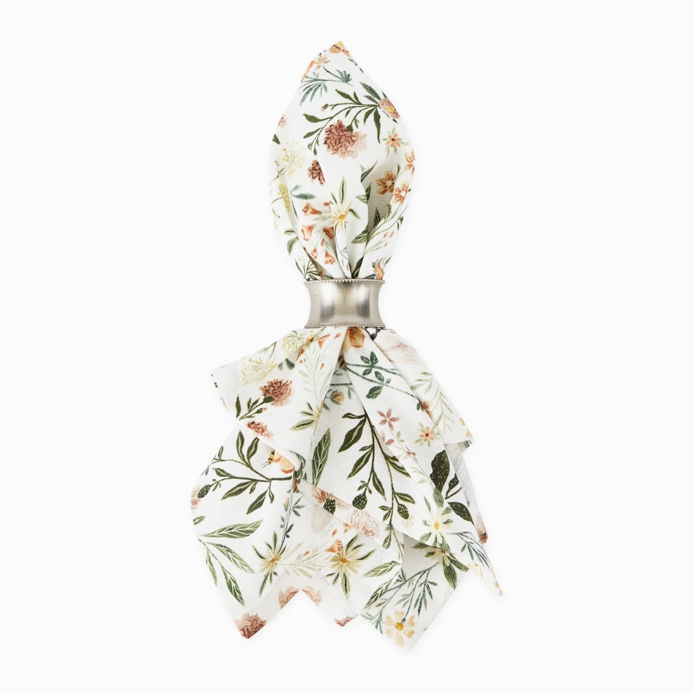 Design Imports Honey Bee Meadow Print Napkins - Set of 4