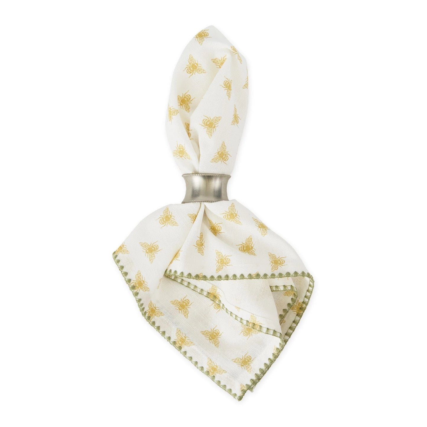 Design Imports Little Bee Print Napkins - Set of 4