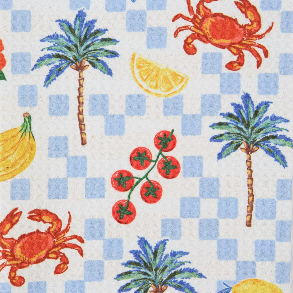 Design Imports Viva La Dolce Printed Microfiber Dishtowel