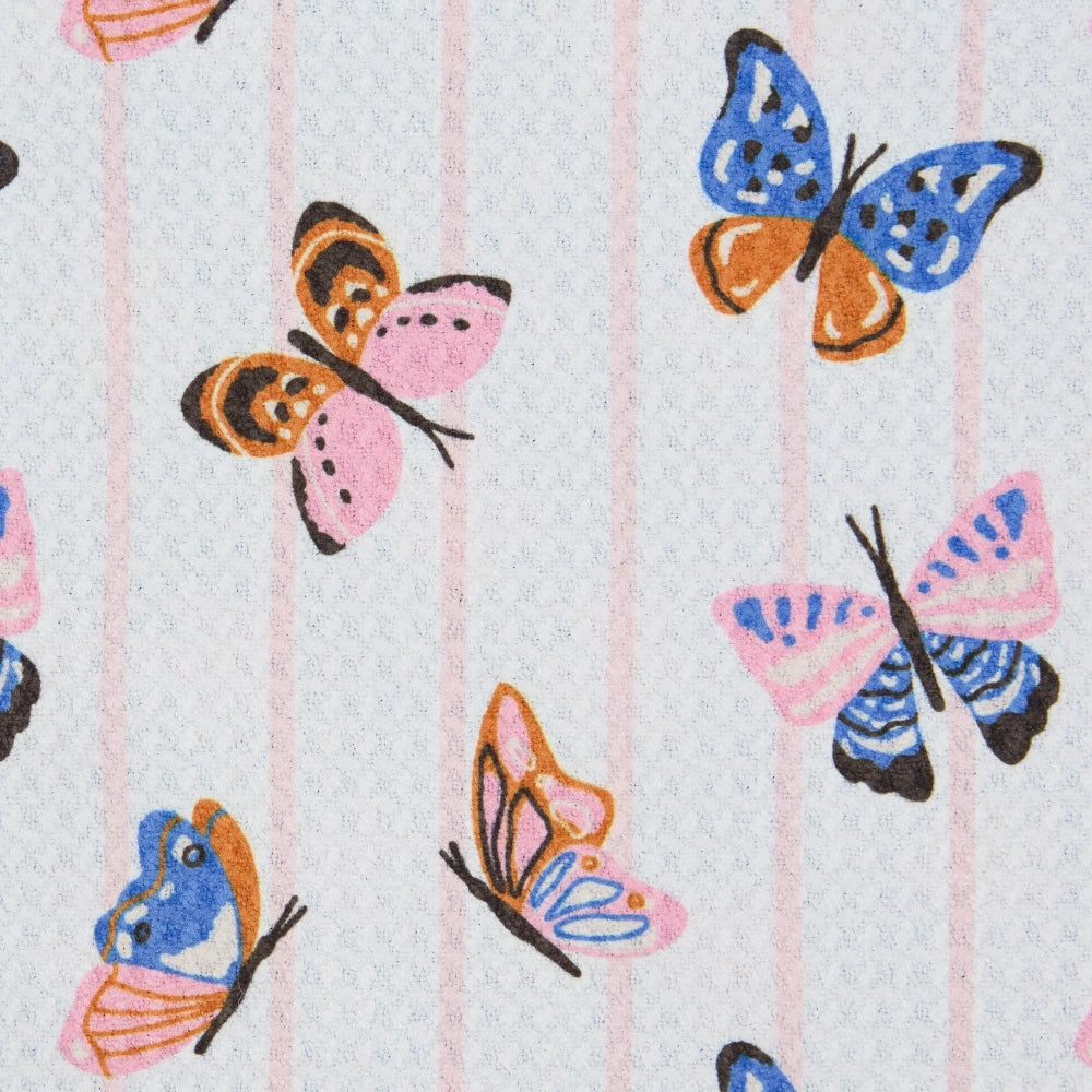 Design Imports Butterfly Breeze Printed Microfiber Dishtowel