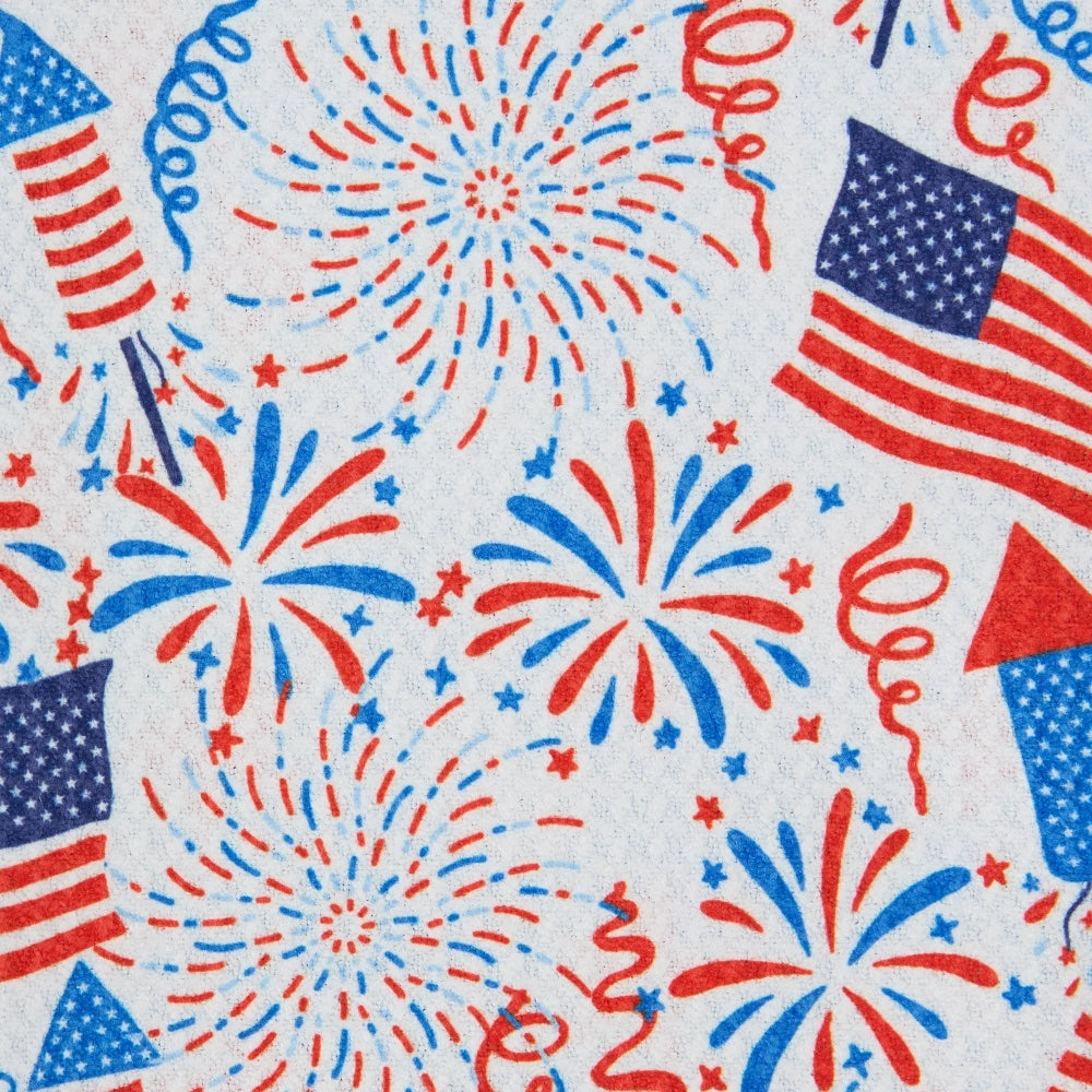Design Imports Americana Printed Microfiber Dishtowel