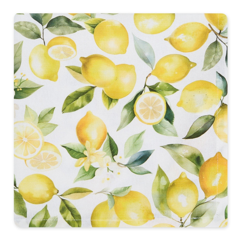 Design Imports Lemon Grove Printed Napkins - Set of 4