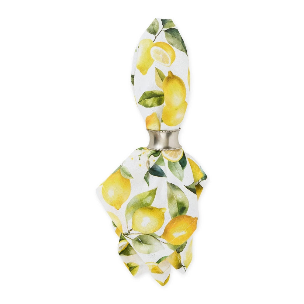 Design Imports Lemon Grove Printed Napkins - Set of 4