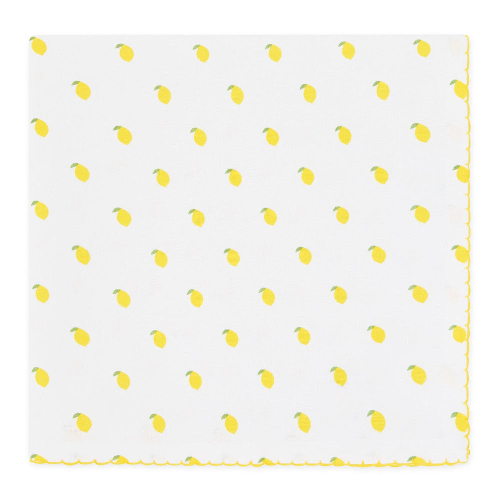 Design Imports Lemon Dots Print Napkins - Set of 4