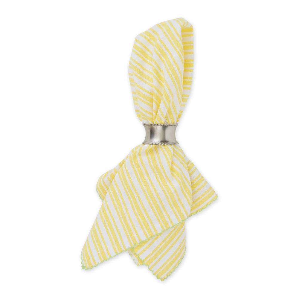 Design Imports Sunshine Stripe Napkins - Set of 4