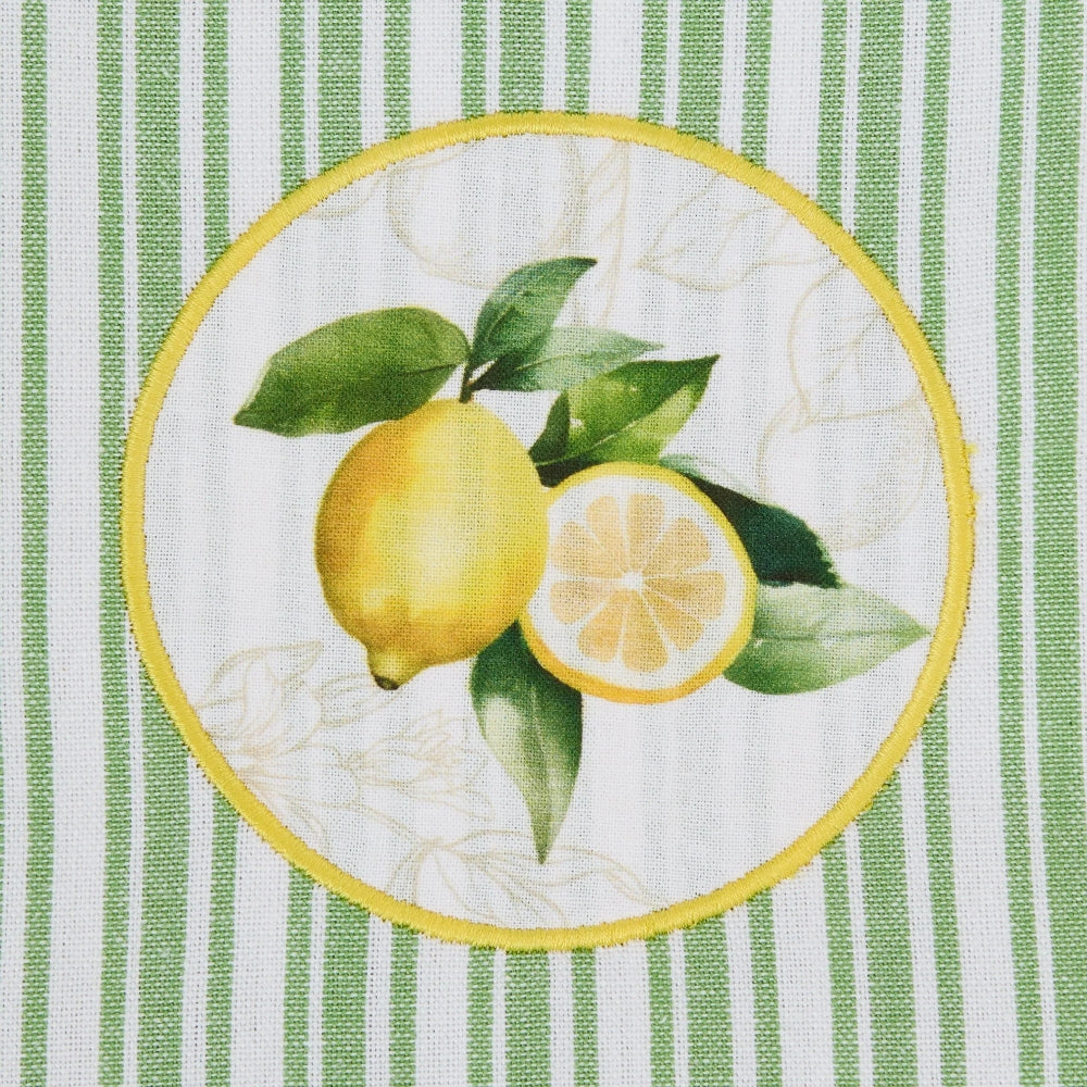 Design Imports Sweet Lemons Embellished Dishtowels