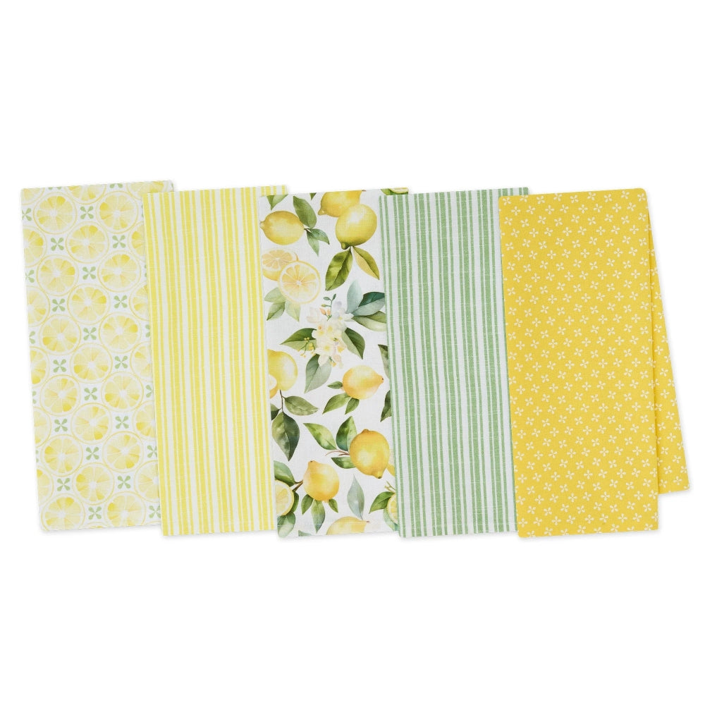 Design Imports Lemon Grove Assorted Dishtowels