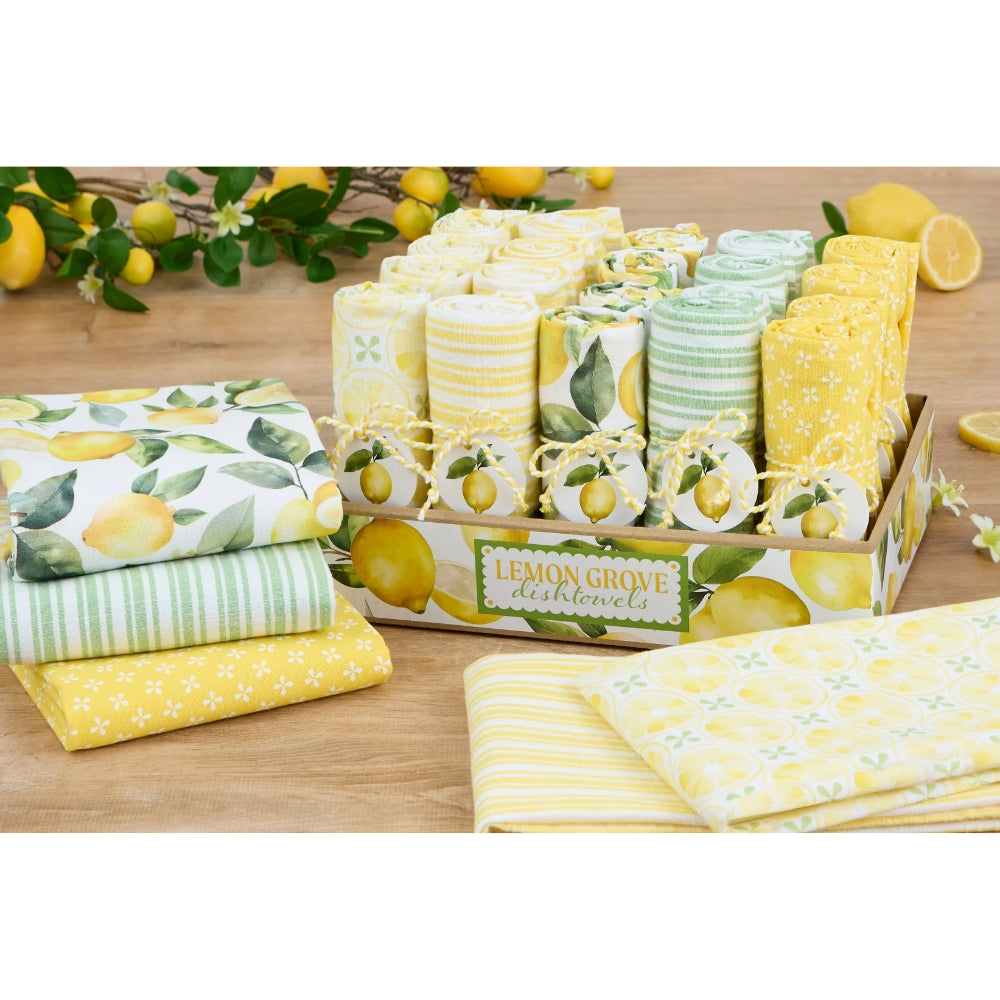 Design Imports Lemon Grove Assorted Dishtowels