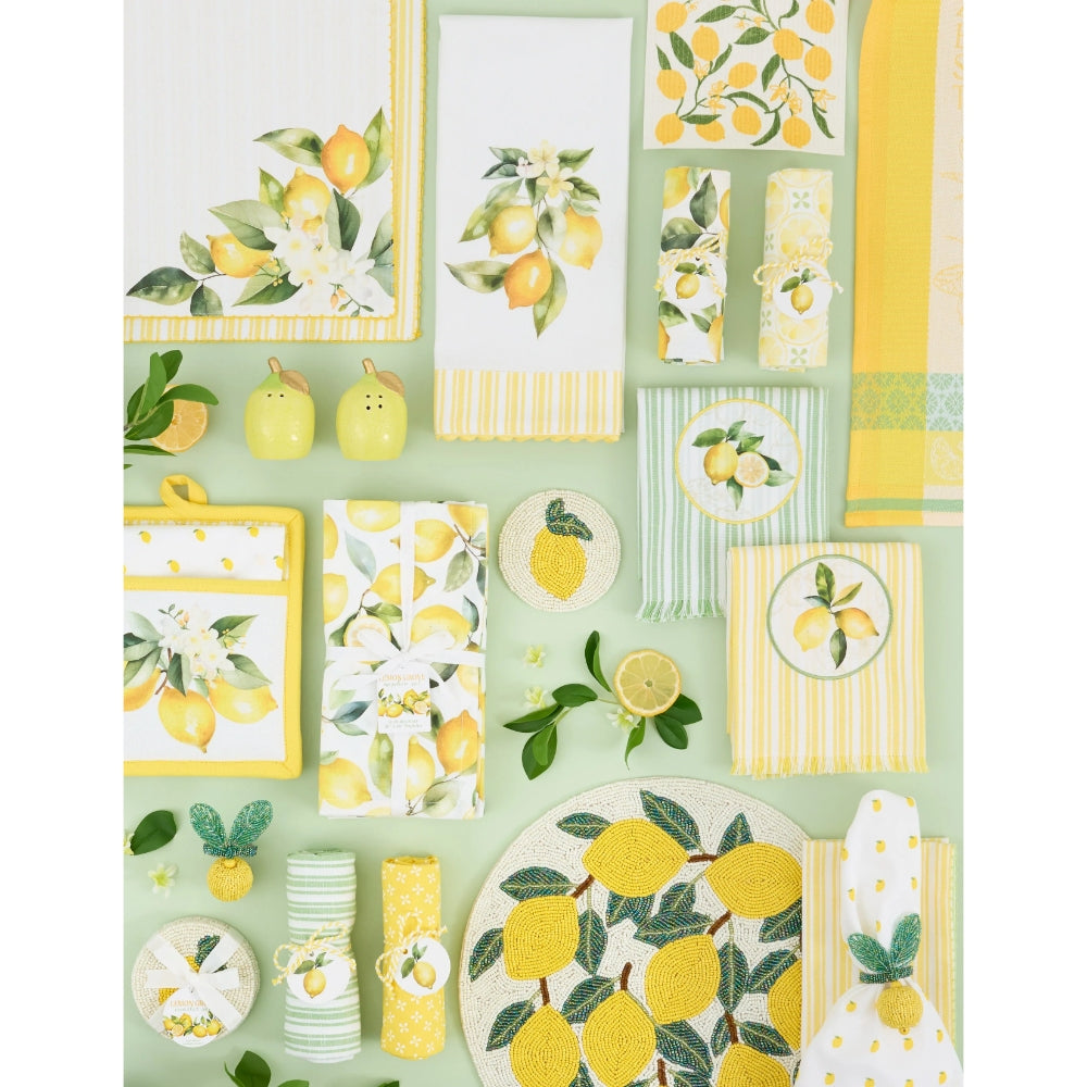 Design Imports Lemon Grove Assorted Dishtowels