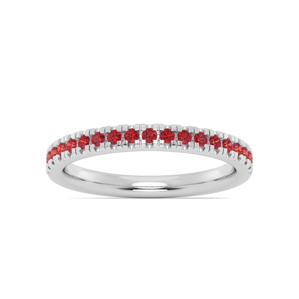 Stackable Ruby Ring Smyth Jewelers Stackable Pavé Ruby Ring