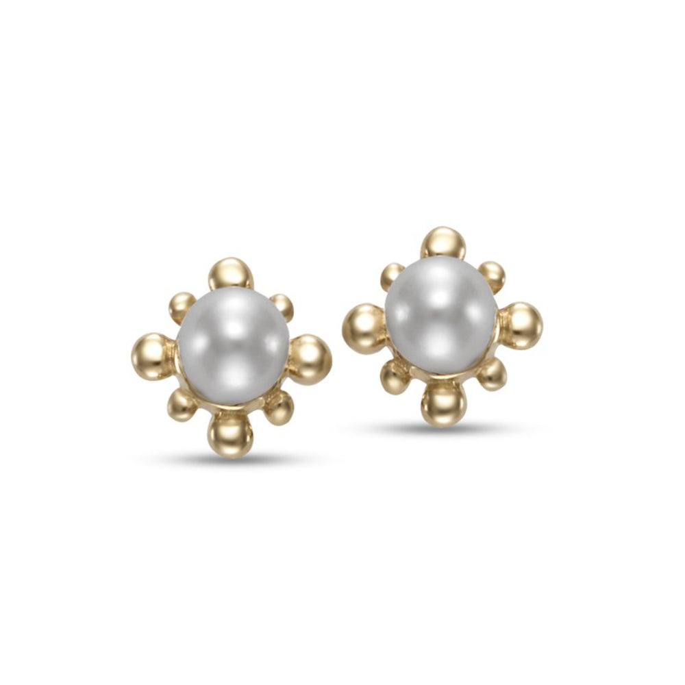 Mastoloni 14k Petite 2-2.5mm Freshwater Pearl Studs