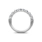 Smyth Signature Round Diamond Single Shared Prong Anniversary Band