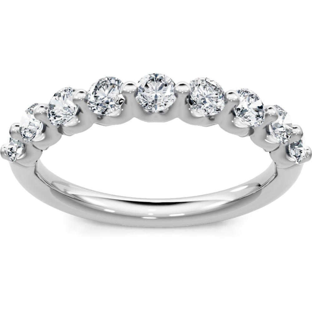 14k Gold Diamond Wedding Band