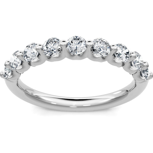 14k Gold Diamond Wedding Band