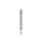 Smyth Signature Round Diamond Single Shared Prong Anniversary Band