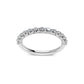 Smyth Signature Round Diamond Single Shared Prong Anniversary Band