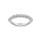 Smyth Signature Round Diamond Single Shared Prong Anniversary Band