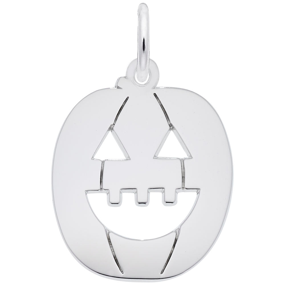 RQC 7717 Flat Jack O' Lantern Charm