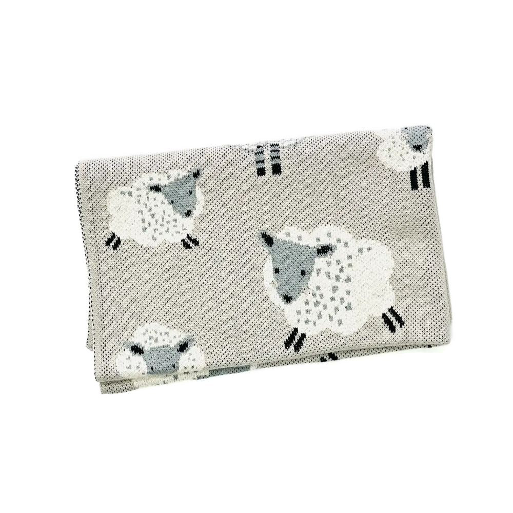 Viverano Organics Organic Cotton Jacquard Knit Baby Blanket