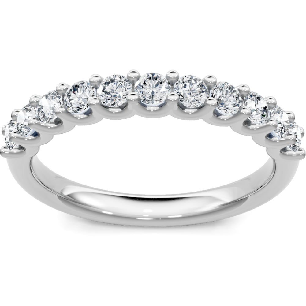 14k Gold Diamond Wedding Band