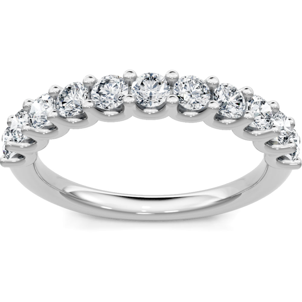 14k Gold Diamond Wedding Band