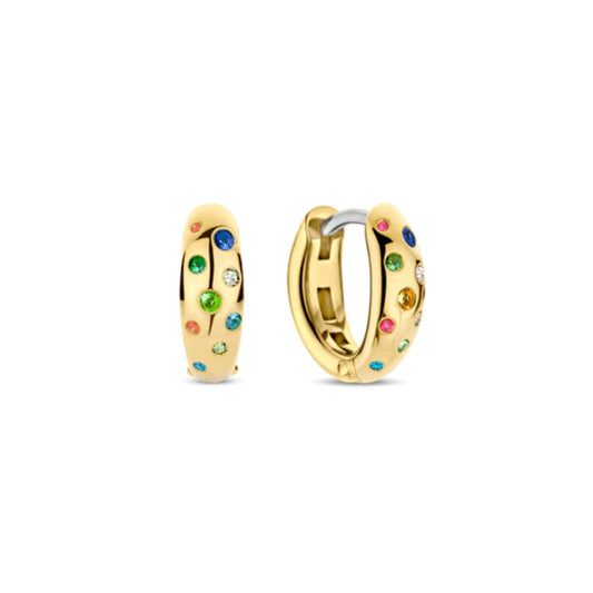 Ti Sento Stardust Hoop Earrings