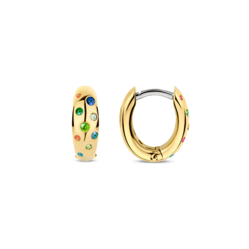 Ti Sento Stardust Hoop Earrings