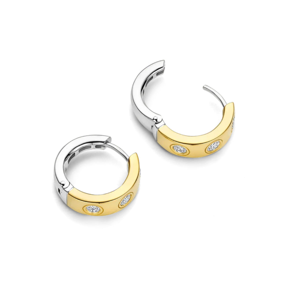 Ti Sento 18k Gold-Plated Hoop Earrings