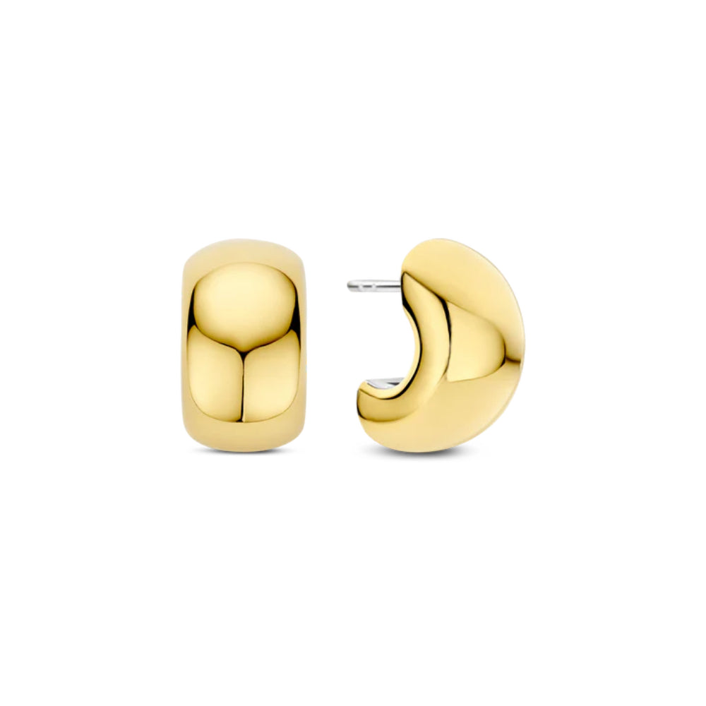 Ti Sento 18k Gold-Plated Statement Hoop Earrings