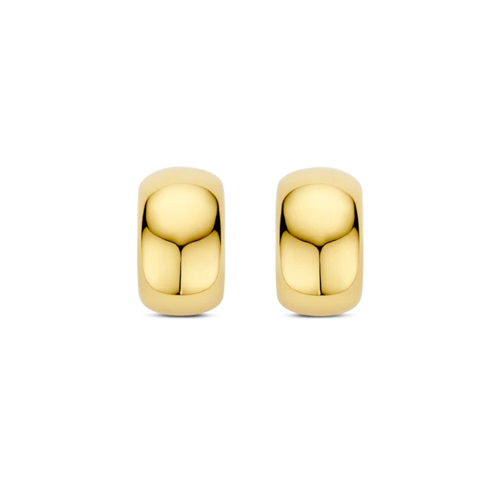 Ti Sento 18k Gold-Plated Statement Hoop Earrings