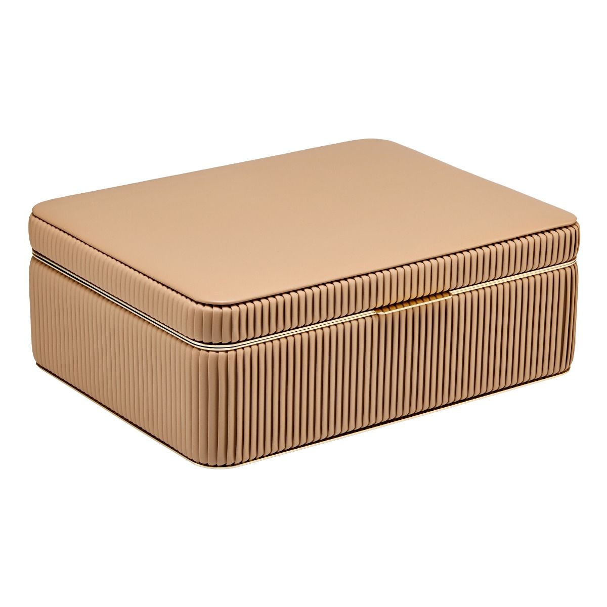 Wolf Designs Bella Large Jewelry Box in Mocha