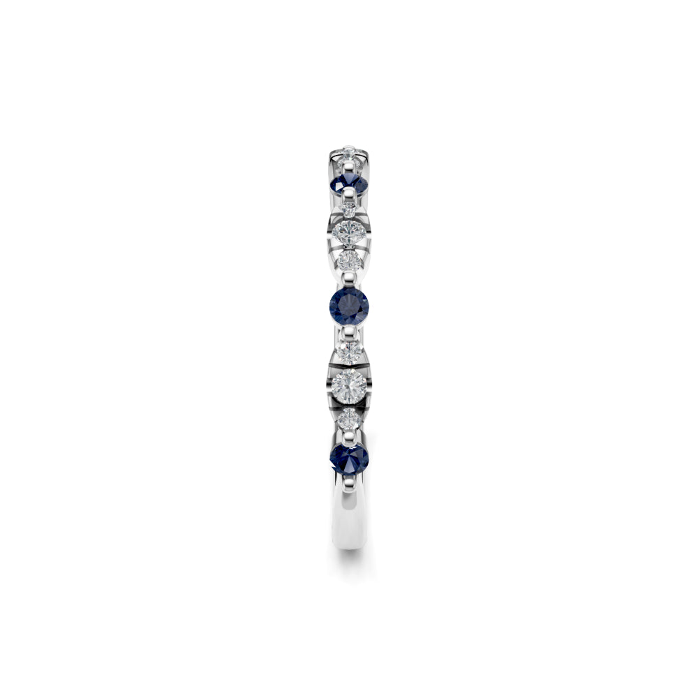 14k Sapphire and Diamond Ring