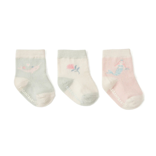 Elegant Baby Sea Magic Non Slip Socks 3pk