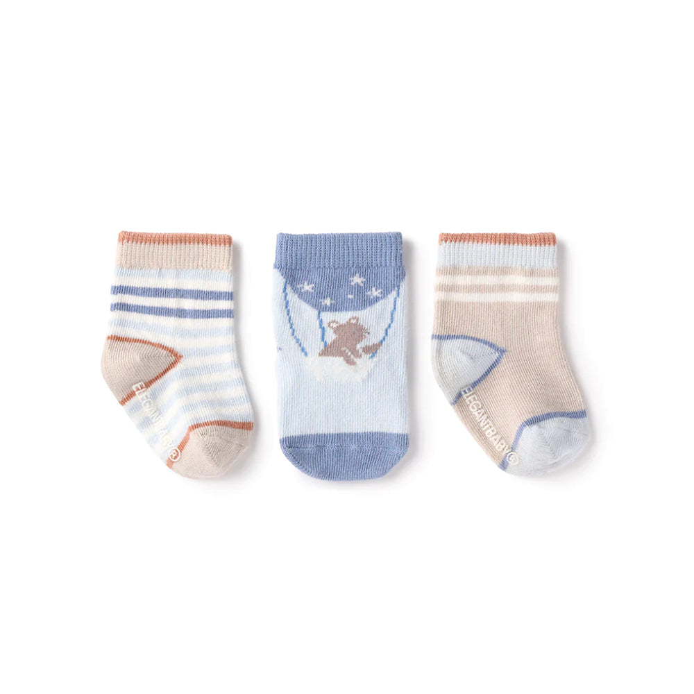 Elegant Baby Magical Adventure Socks 3pk