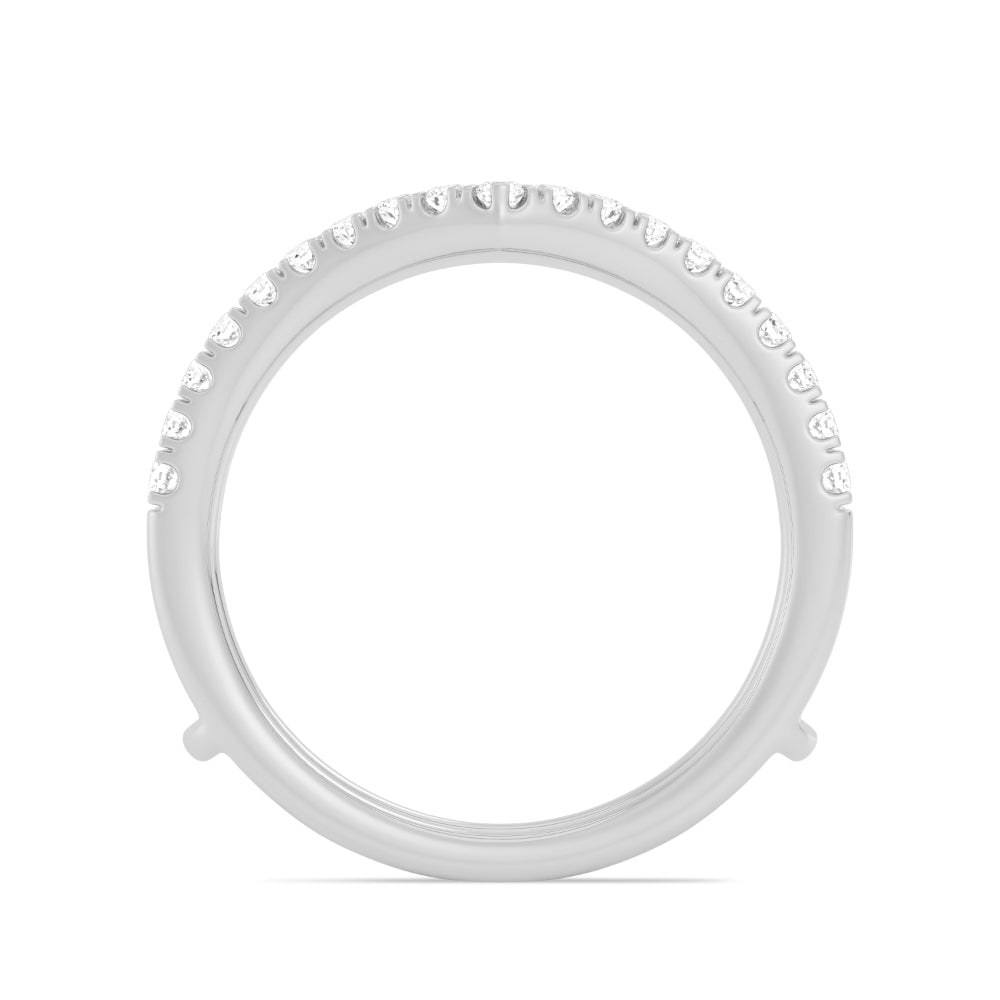 14k Gold Diamond Contour Jacket Band