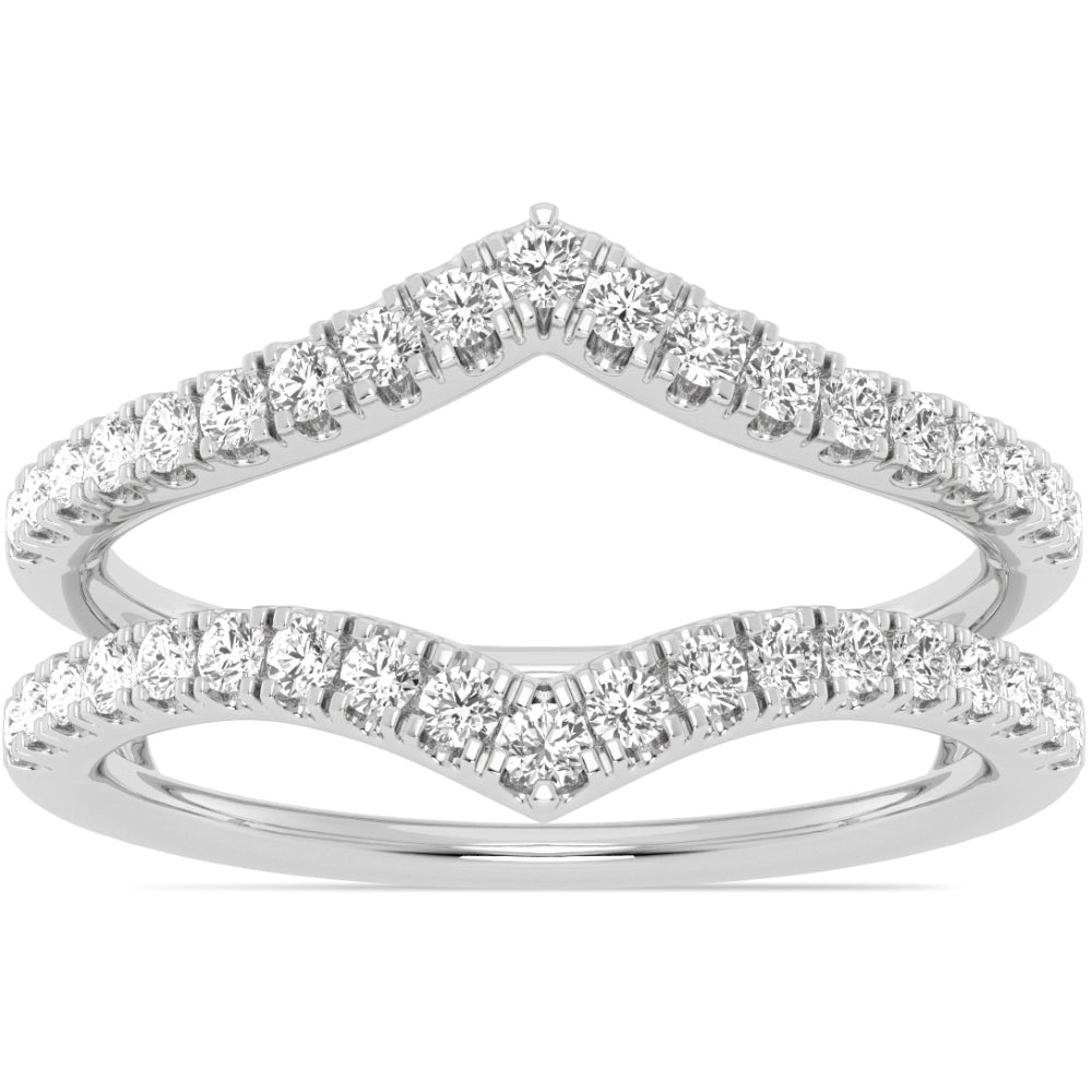 14k Gold Diamond Contour Jacket Band