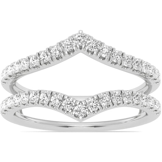 14k Gold Diamond Contour Jacket Band