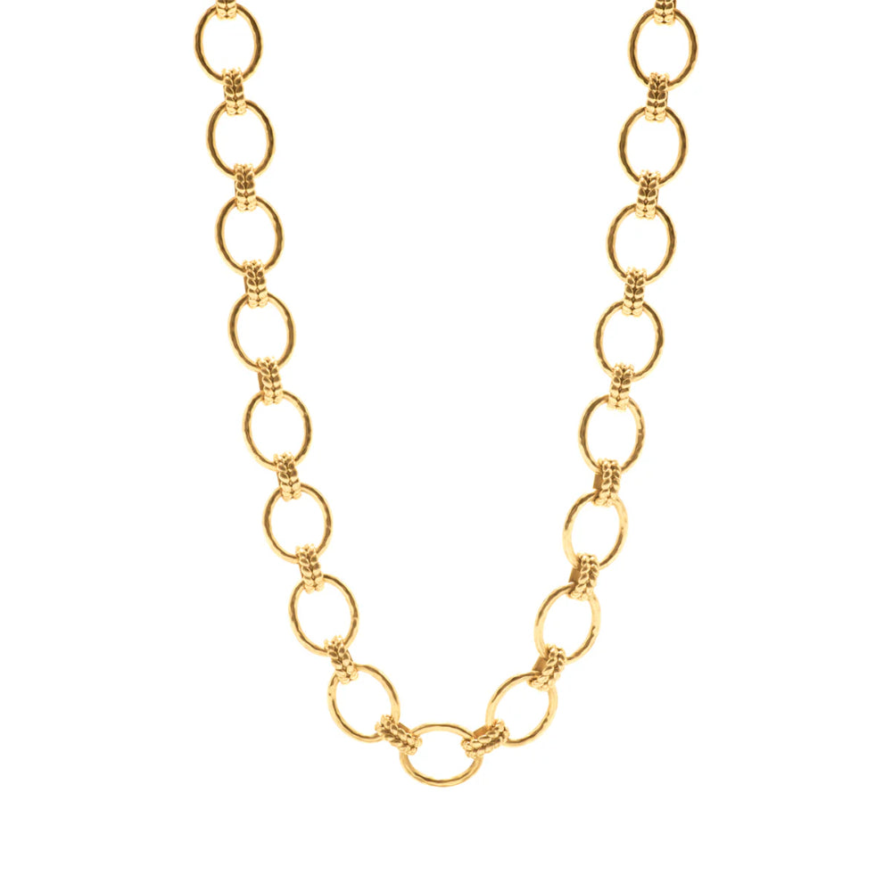 Capucine De Wulf Cleopatra Grande Link Necklace - Gold