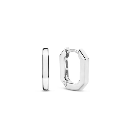Ti Sento Geometric Huggie Earrings
