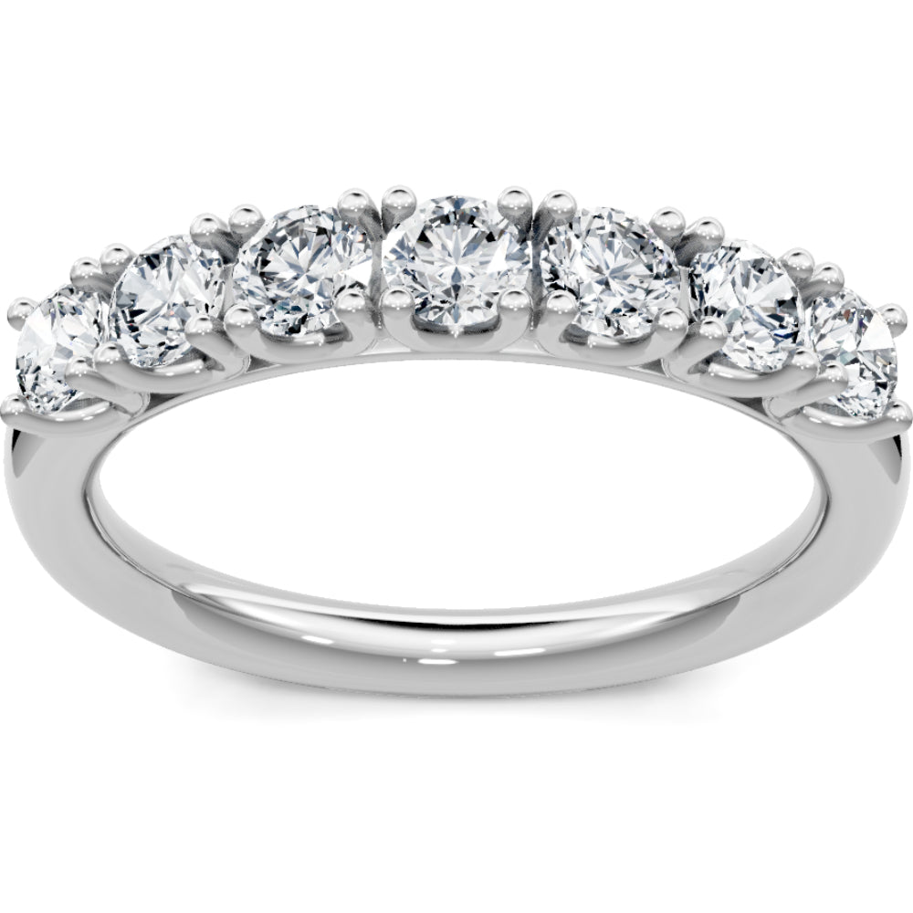 14k Gold Tiara 7 Stone Band