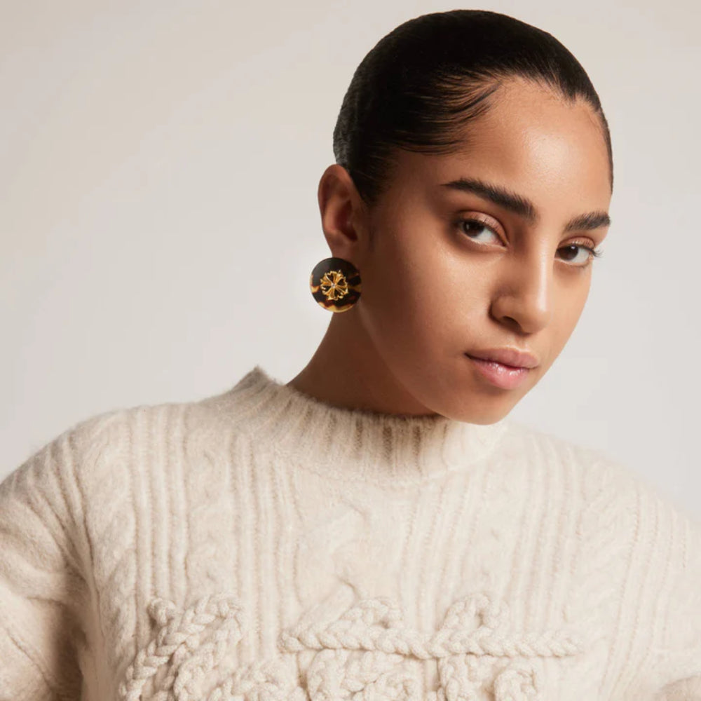 Ti Sento Tortoise Earrings