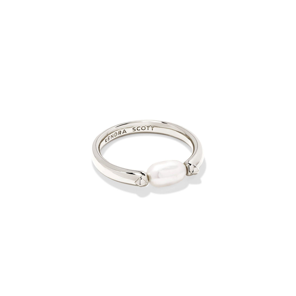 Kendra Scott Leighton Pearl Band Ring