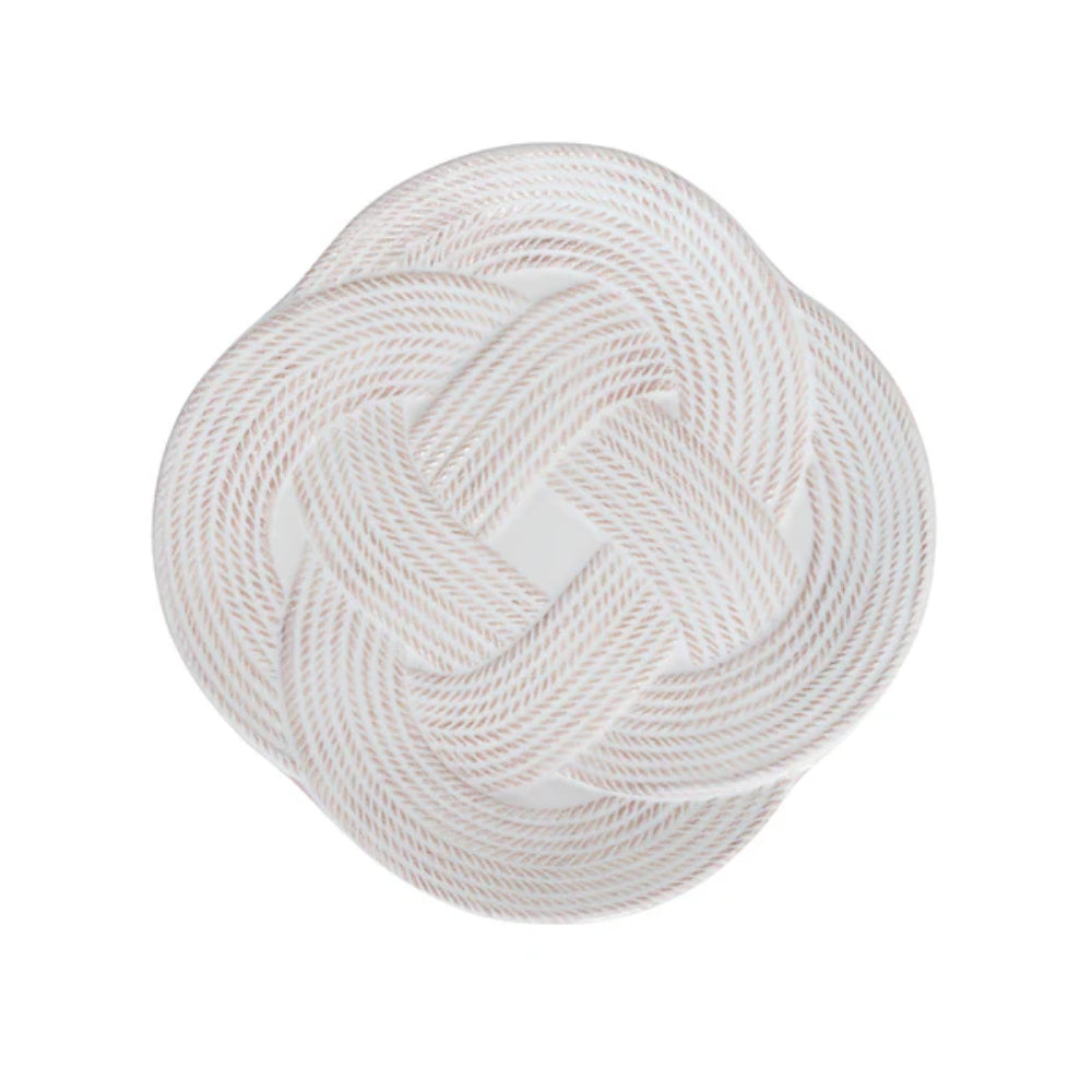 Juliska Le Panier Mystic Knot Dessert/Salad Plate - Whitewash