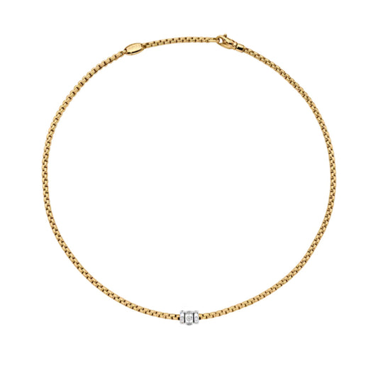 Fope 18k Two-Tone Eka Diamond Necklace