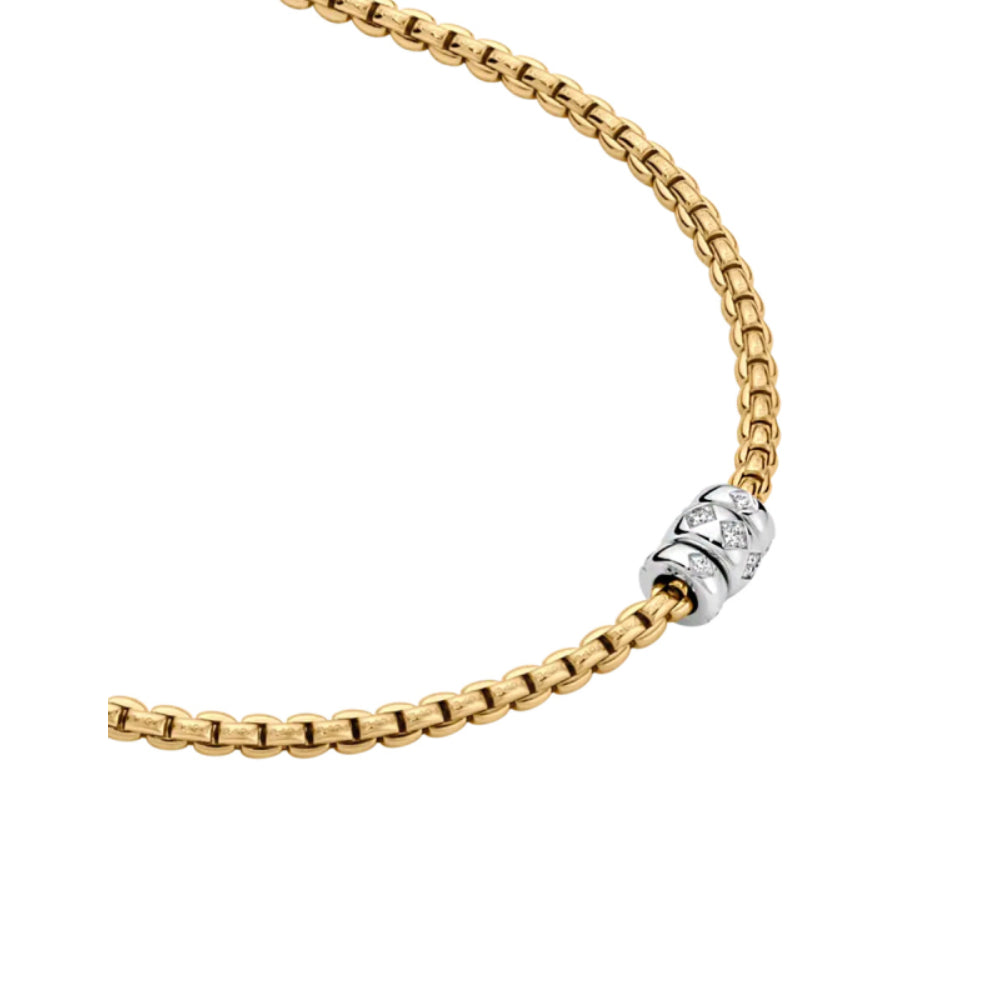 Fope 18k Two-Tone Eka Diamond Necklace