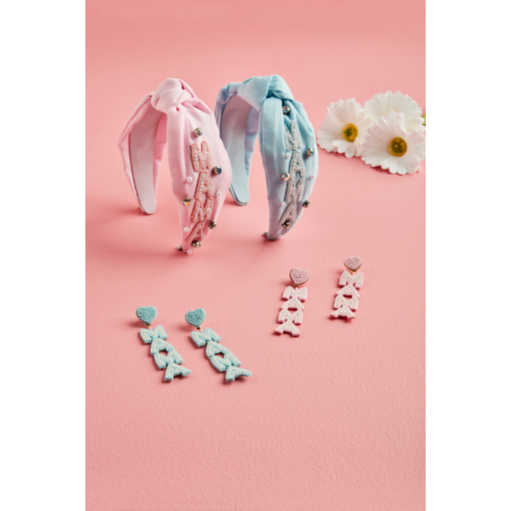 Mud Pie Mama Beaded Headband