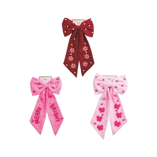 Mud Pie Holiday Hair Bows