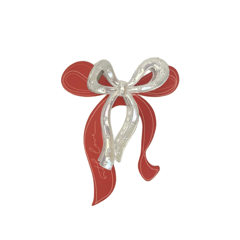 Mud Pie Valentine's Bow Claw Clips